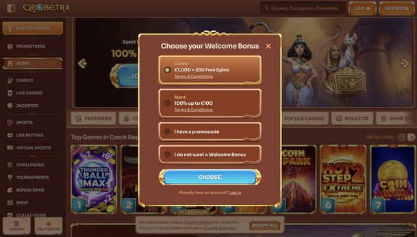 casino cleobetra Gameplay